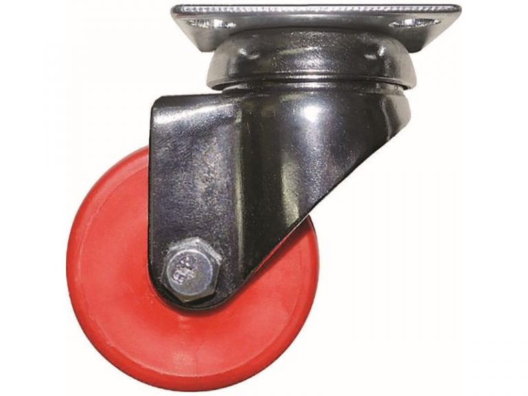 2-Inch Color Designer Casters, Cherry 2-Pack