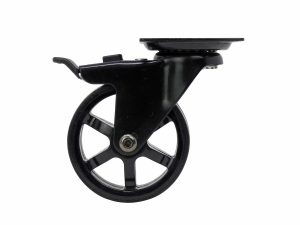 3-Inch Mag Designer Casters, Black Bling w/Brake
