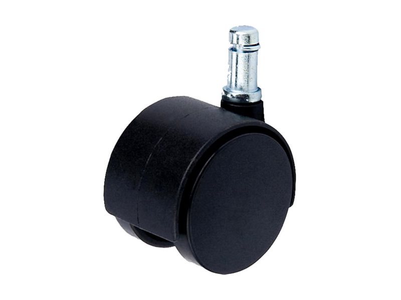 2-Inch Office Chair Stem Caster, Twin Wheel, 1-Pack