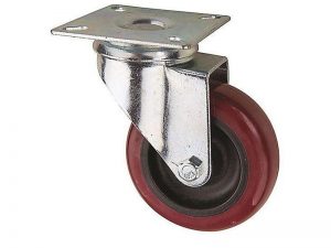 3-Inch Polyurethane Swivel Caster, 180-lb Load Capacity