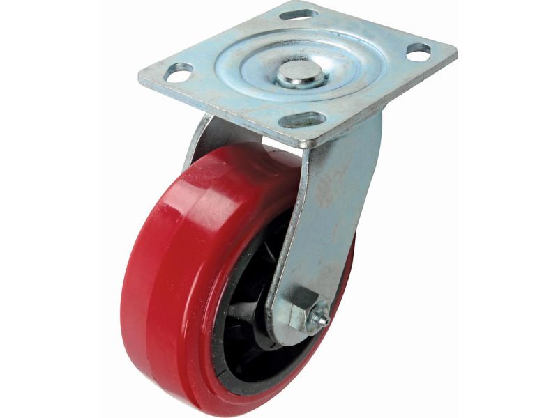 5-Inch Polyurethane Swivel Caster, 750-lb Load Capacity