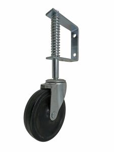 4-Inch Spring Loaded Gate Caster, 125-lb Load Capacity