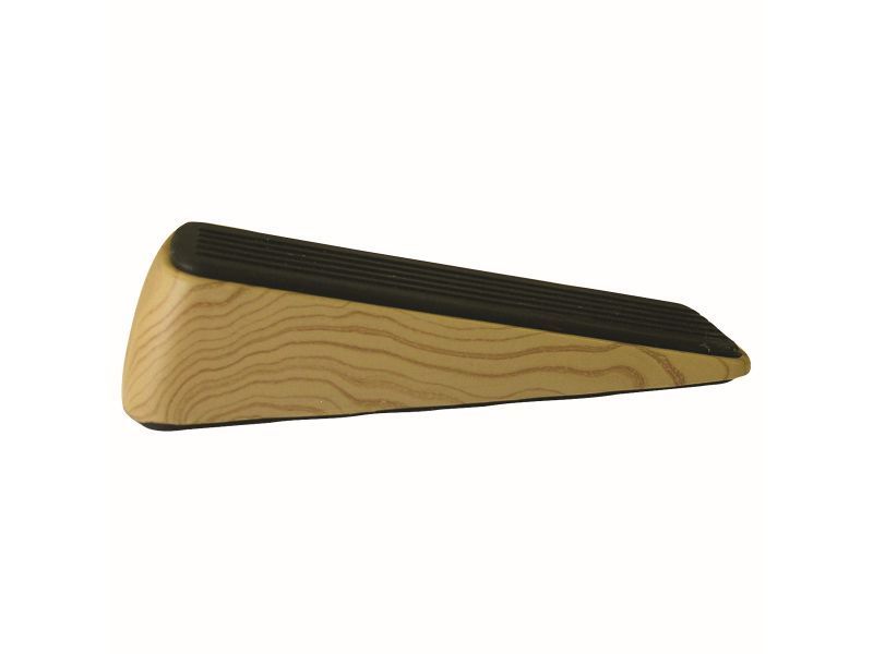 Designer Door Wedge, Woodgrain, Non-Skid Rubber Base Grip