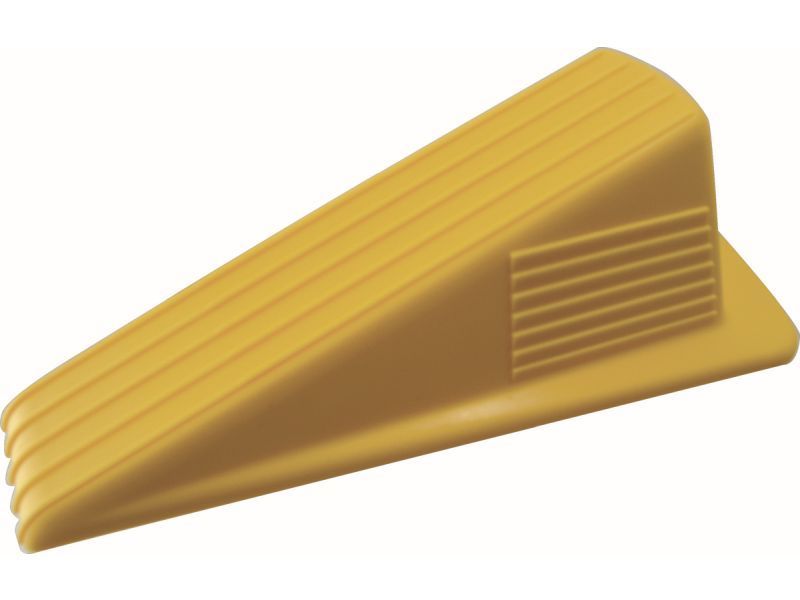 Heavy Duty Jumbo Rubber Door Wedge, Yellow