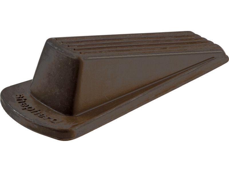 Heavy Duty Rubber Door Wedge, Brown