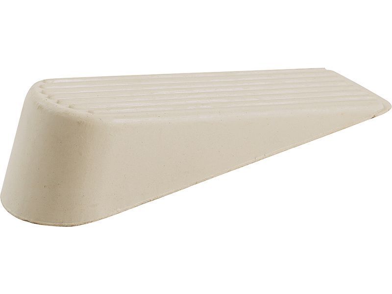 Rubber Door Wedges, Off-White, 2-Pack