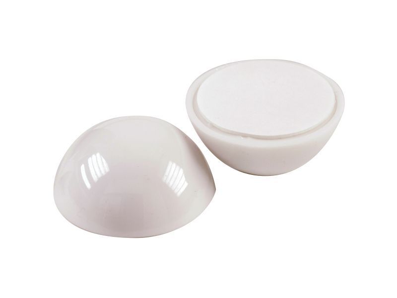White Cushion Doorstops, 2-Pack