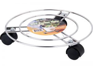 Planter Caddy, Chrome Finish