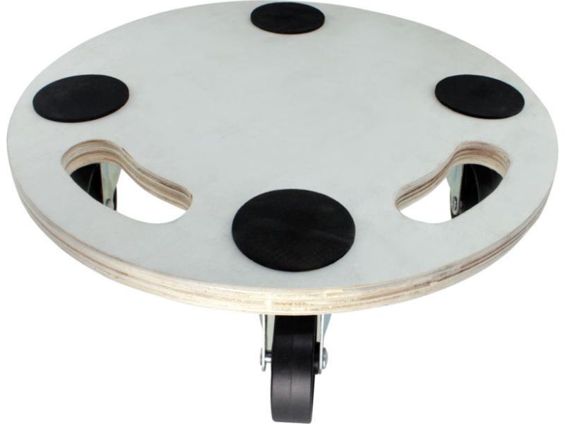 Move-It 15-Inch Round Wood Platform Dolly