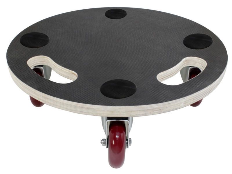 Move-It Premier 15-Inch Round Wood Platform Dolly