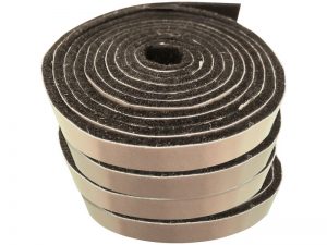 Felt So Good Self Adhesive Felt Furniture Pads, 1/2�� x 58��, Black, 4-Count