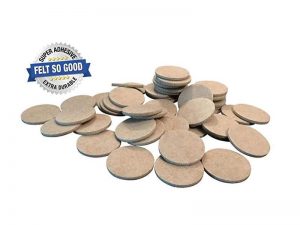 Felt So Good Self Adhesive Felt Furniture Pads, 2��, Beige, 48-Count