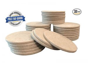Felt So Good Self Adhesive Felt Furniture Pads, 3��, Beige, 32-Count