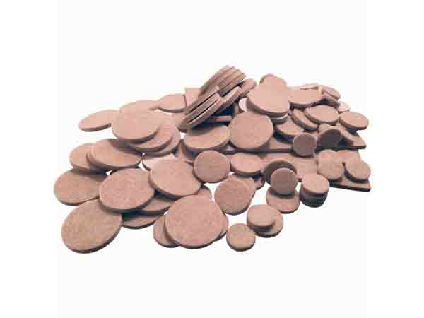 Felt So Good Self Adhesive Felt Furniture Pads, Multi-pack, Black & Beige, 98-Count