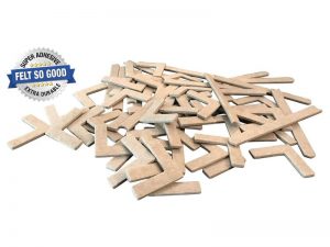 Felt So Good Self Adhesive Felt Furniture, Strips And L pads, Beige, 64-Count