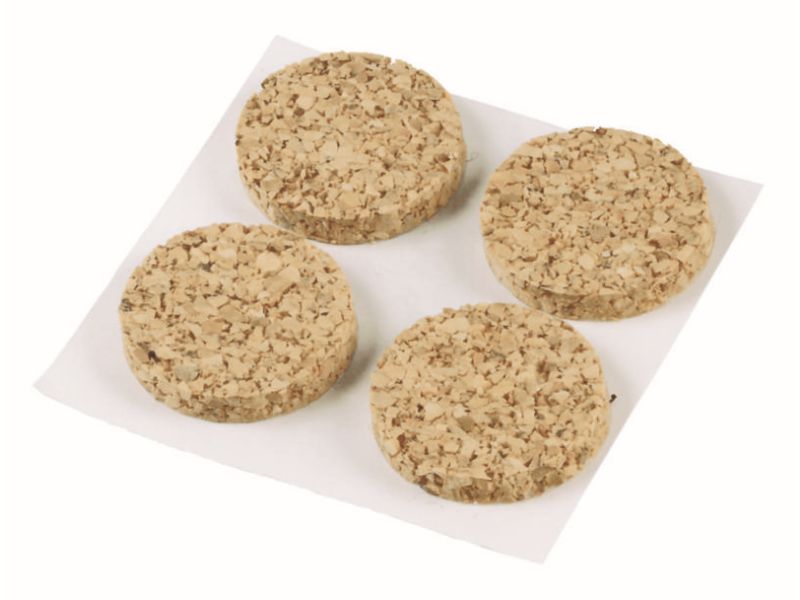 3/4-Inch SurfaceGard Adhesive Cork Pads, 12-Count