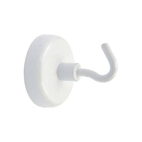 White Magnetic Hooks 2PCS
