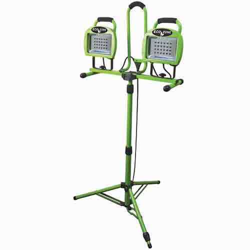 Designers Edge Twin Head Weather Proof Led Portabl