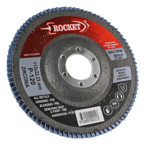 100mm Flap Discs 120 Grit Suits Angle Grind