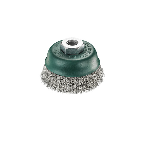 Stainless Steel Crimped Cup Brush- 75mm x M10