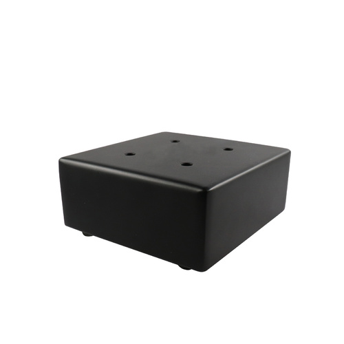 Black Steel Square Furniture Leg