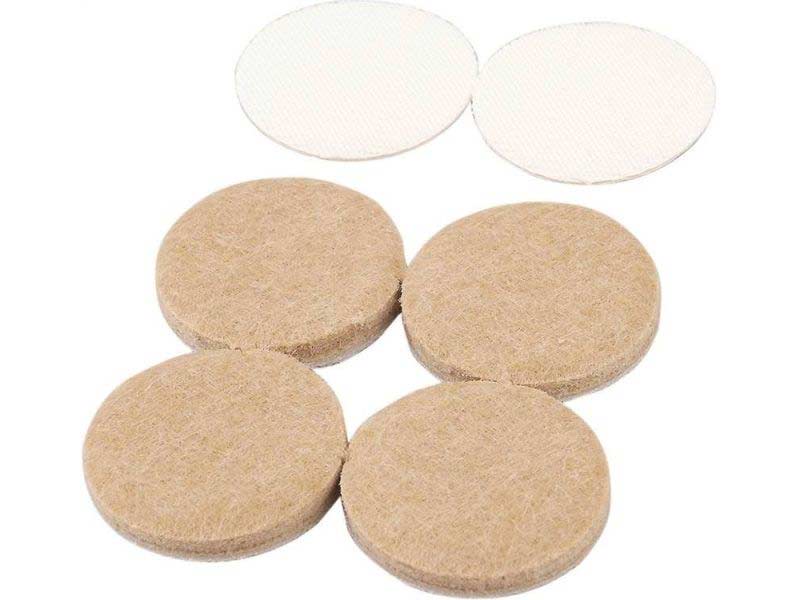 1-1/2-Inch Round Heavy Duty Super Stick Felt w/ Hook & Loop