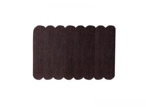 1/2-Inch x 2-5/8-Inch Heavy Duty Self-Adhesive Felt Furniture Strips, 16-Pack, Brown