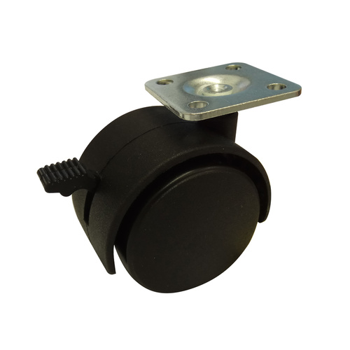 50mm Nylon Furniture Castors 50kg 2PCS