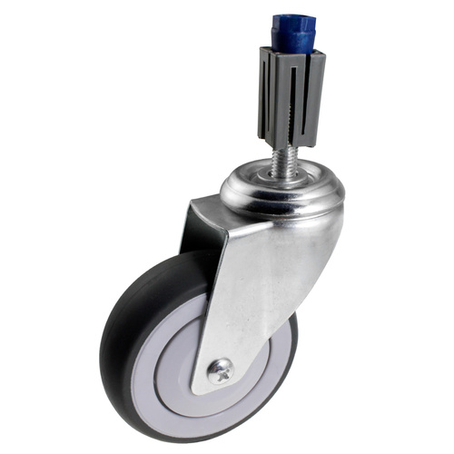 100mm Grey Rubber Castors 100kg 1PC