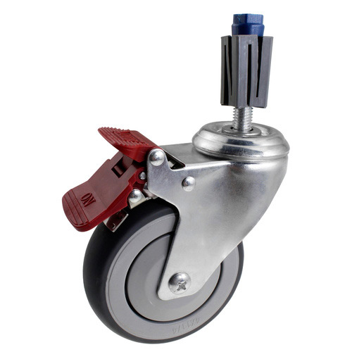 100mm Grey Rubber Castors 100kg 1PC