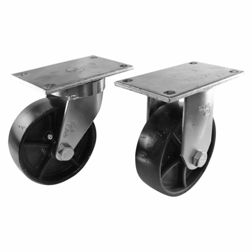 150mm Cast Iron J7 Series Castors 1500kg