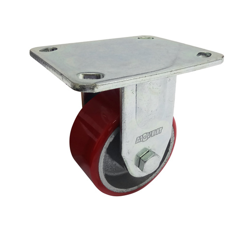 100mm PU On Cast Iron 320kg 1PC