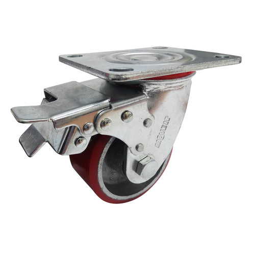 100mm PU On Cast Iron 320kg 1PC