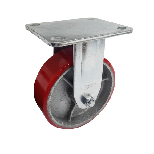 150mm PU On Cast Iron 410kg 1PC