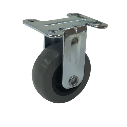Grey Rubber 50mm Grey Rubber Castors 40kg
