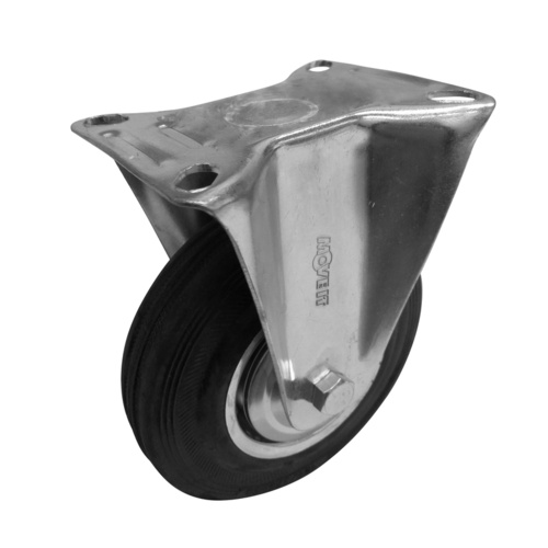 125mm Black Rubber Castors 100kg 1PC