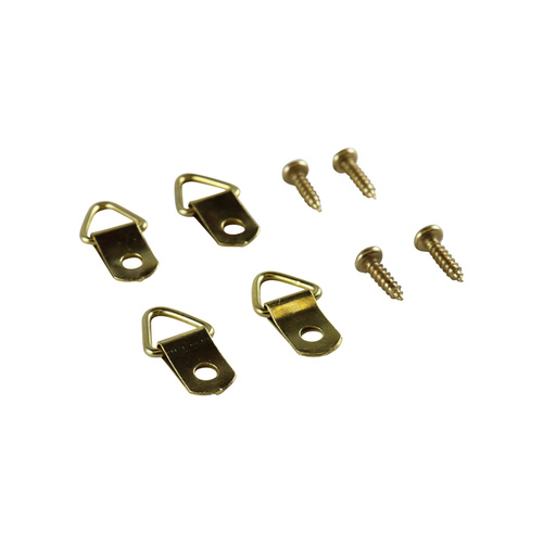 Small Picture Triangles - Brass 4PCS
