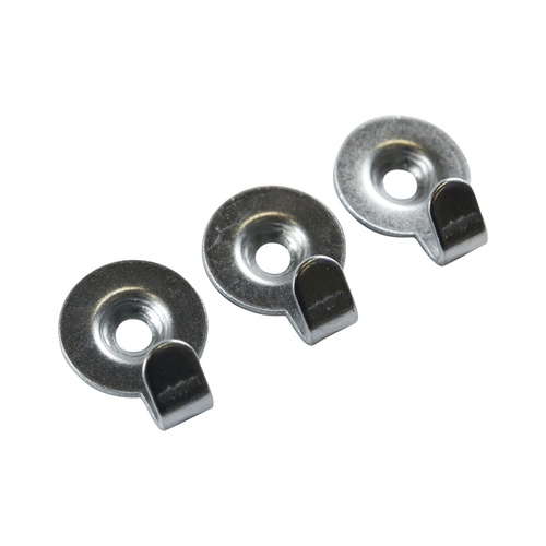 Heavy Duty Solid Wall Hangers - Silver 3P