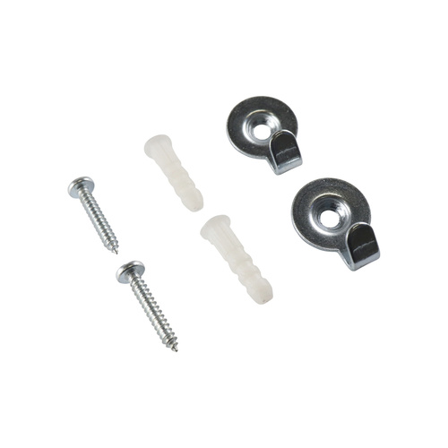 Solid Wall Hangers - Silver 2PCS