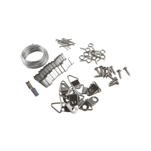 Picture Hanging Kits - Silver 1 Kit