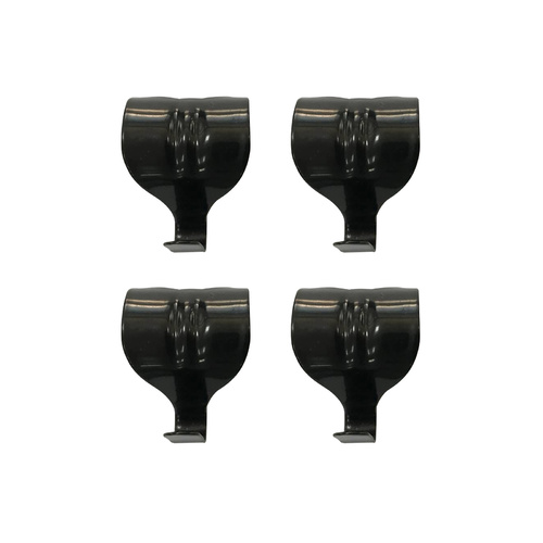 Moulding Hooks - Black 4PCS