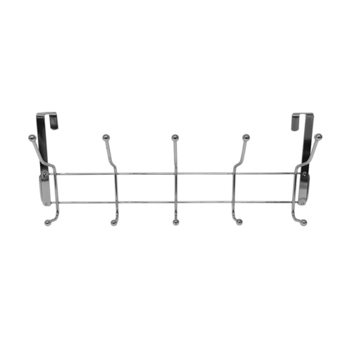 Over The Door Hook Rails - Satin chrome 1P