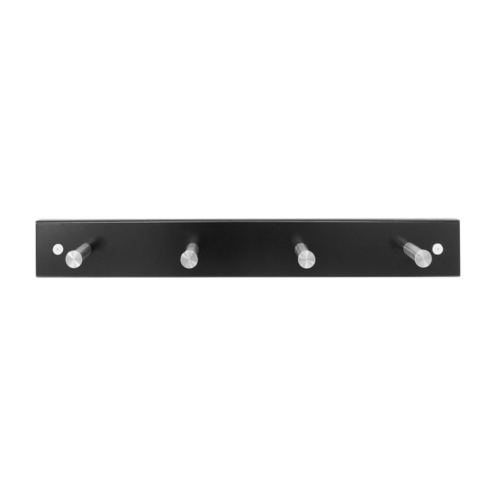 4 Hook Rails - Black 1PC