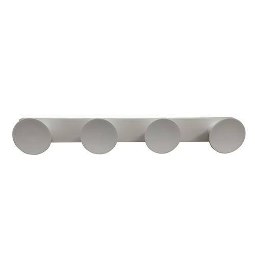 4 Hook Rails - White 1PC