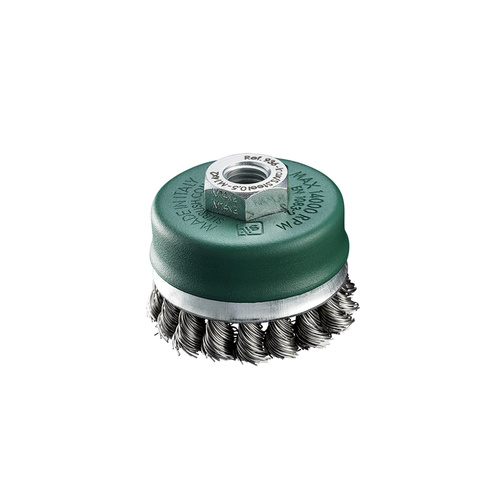 Stainless Steel Twist Knot Cup Brush- 70mm x M