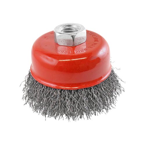 Steel Crimped Cup Brush- 75mm x M14 1PC