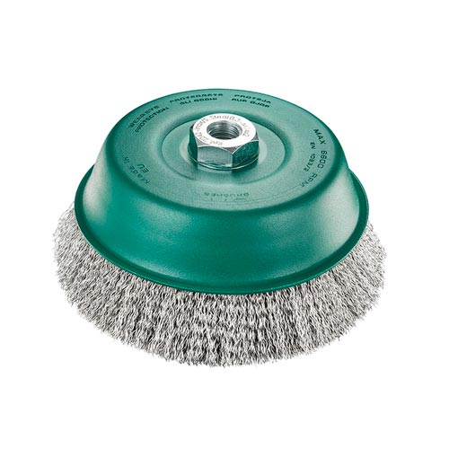 Stainless Steel Crimped Cup Brush- 100mm x MUL