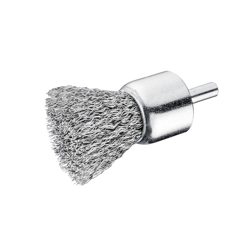 Steel Crimped End Brush- 25mm x M6 1PC