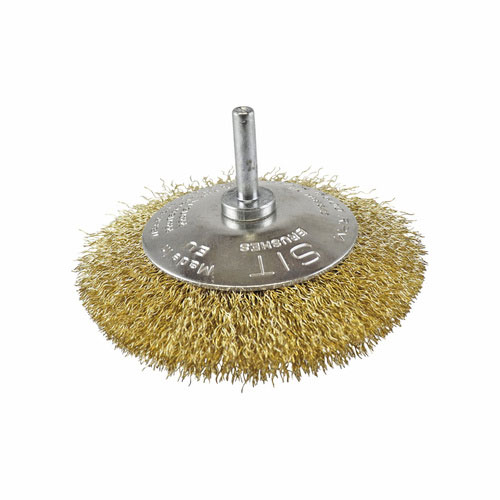 Steel Crimped Conical Brush- 95mm x M6 1PC