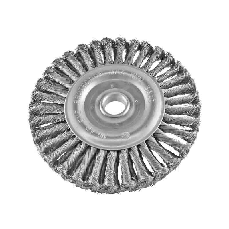 Steel Twist Knot Wheel- 200mm x M22.2 1PC